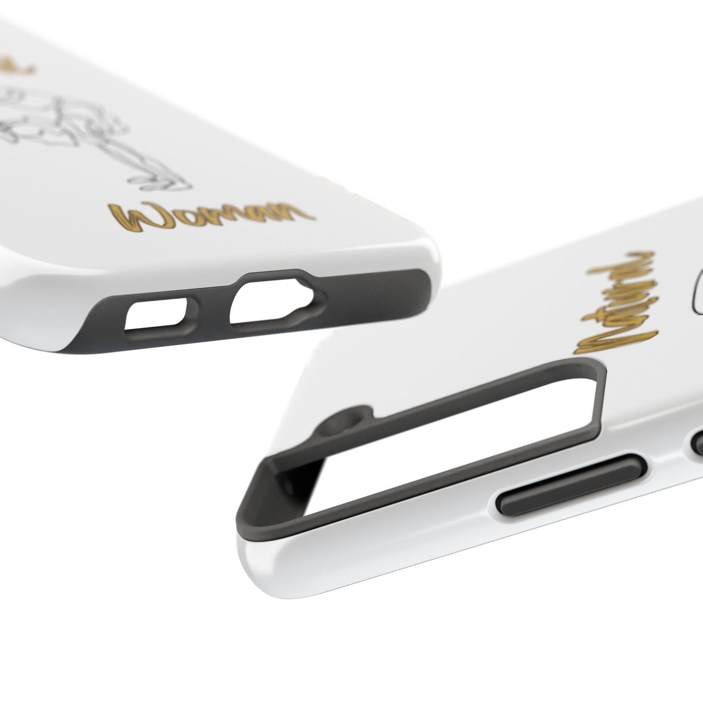 Natural Woman Flexible (BL)Tough Phone Cases WHITE