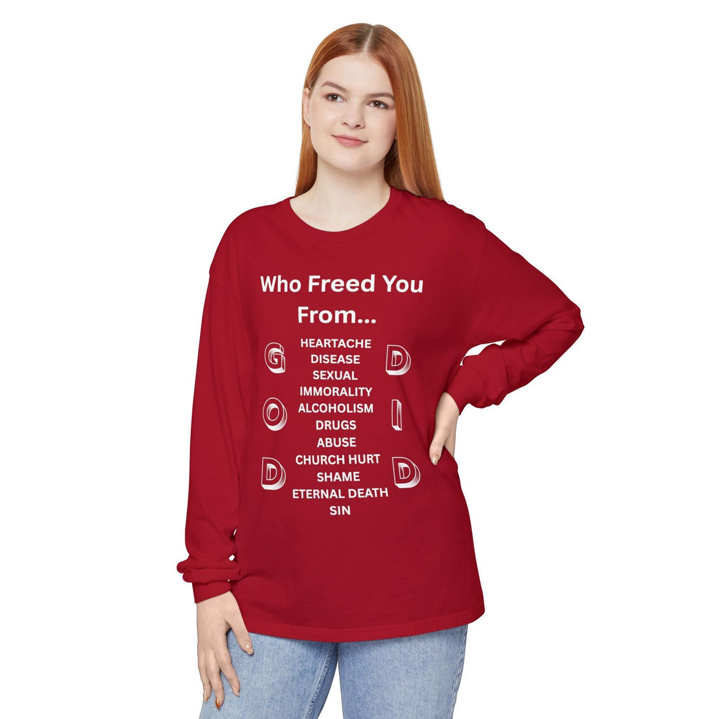 "GOD DID" (WL) Long Sleeve T-Shirt