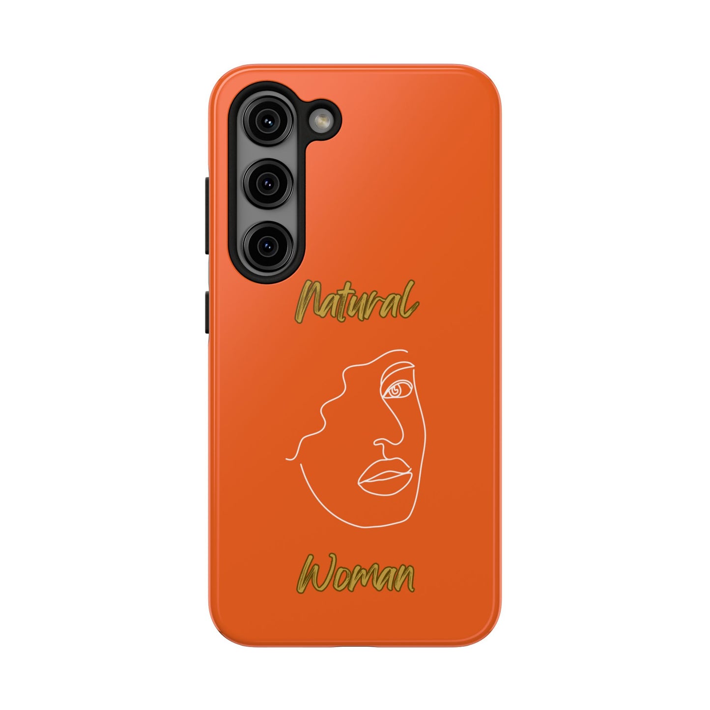 Natural Woman Peekaboo (WL)Tough Phone Cases ORANGE
