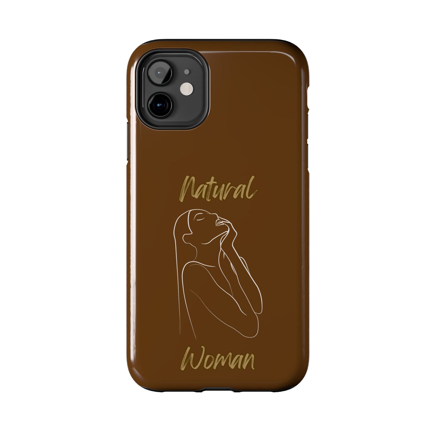 Natural Woman Thank You (WL) Tough Phone Cases BROWN
