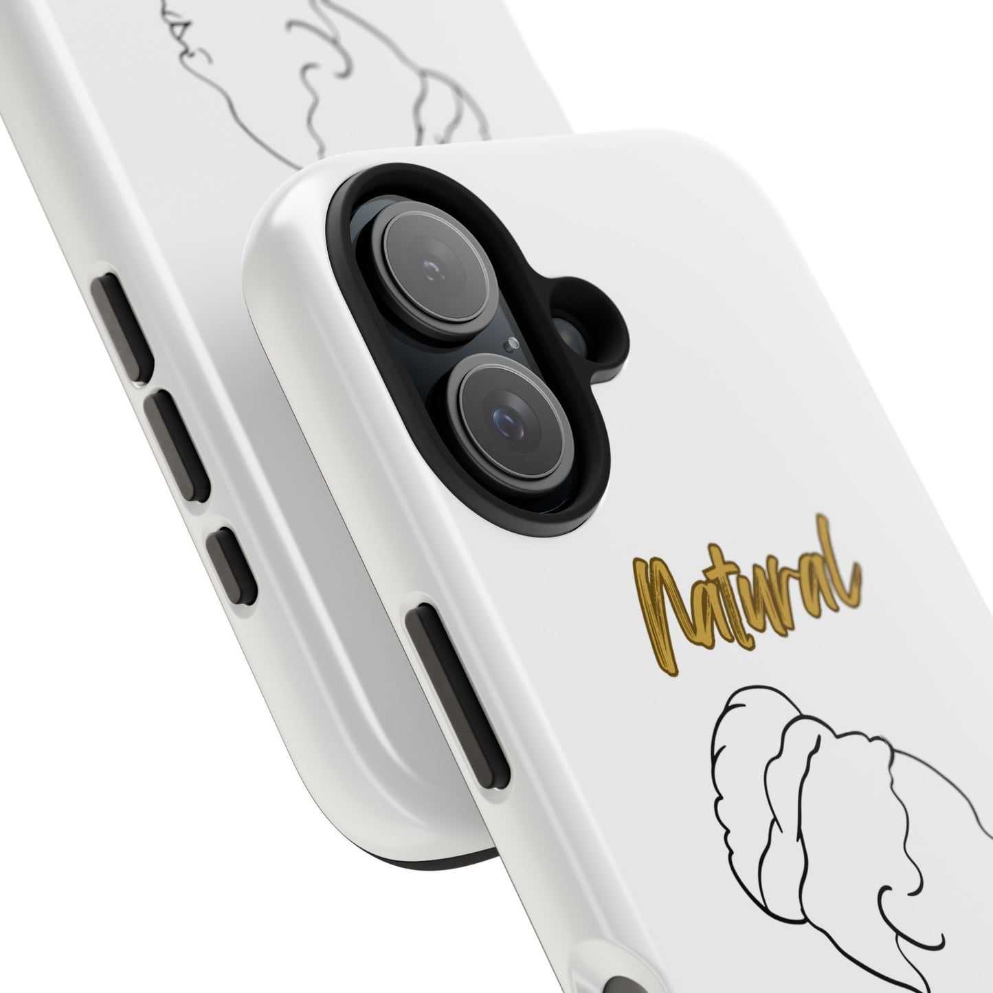 Natural Woman Mixed (BL)Tough Phone Cases WHITE