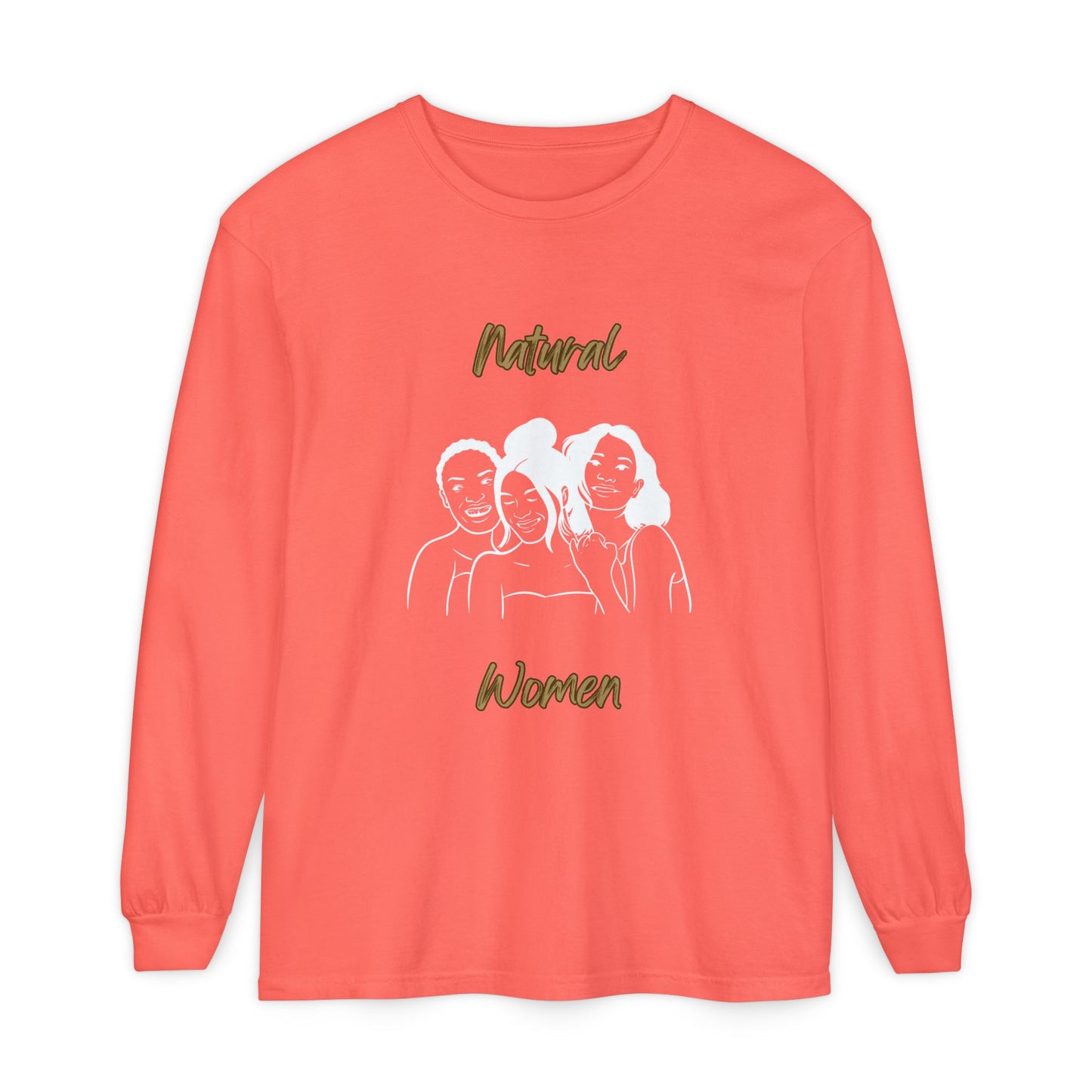 Natural Woman Laughing Friends (WL) Long Sleeve T-Shirt