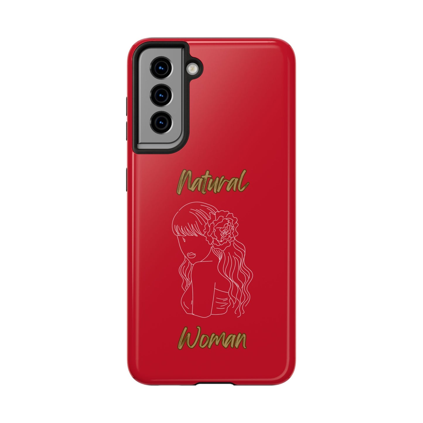 Natural Woman Newness (WL)Tough Phone Cases DARK RED