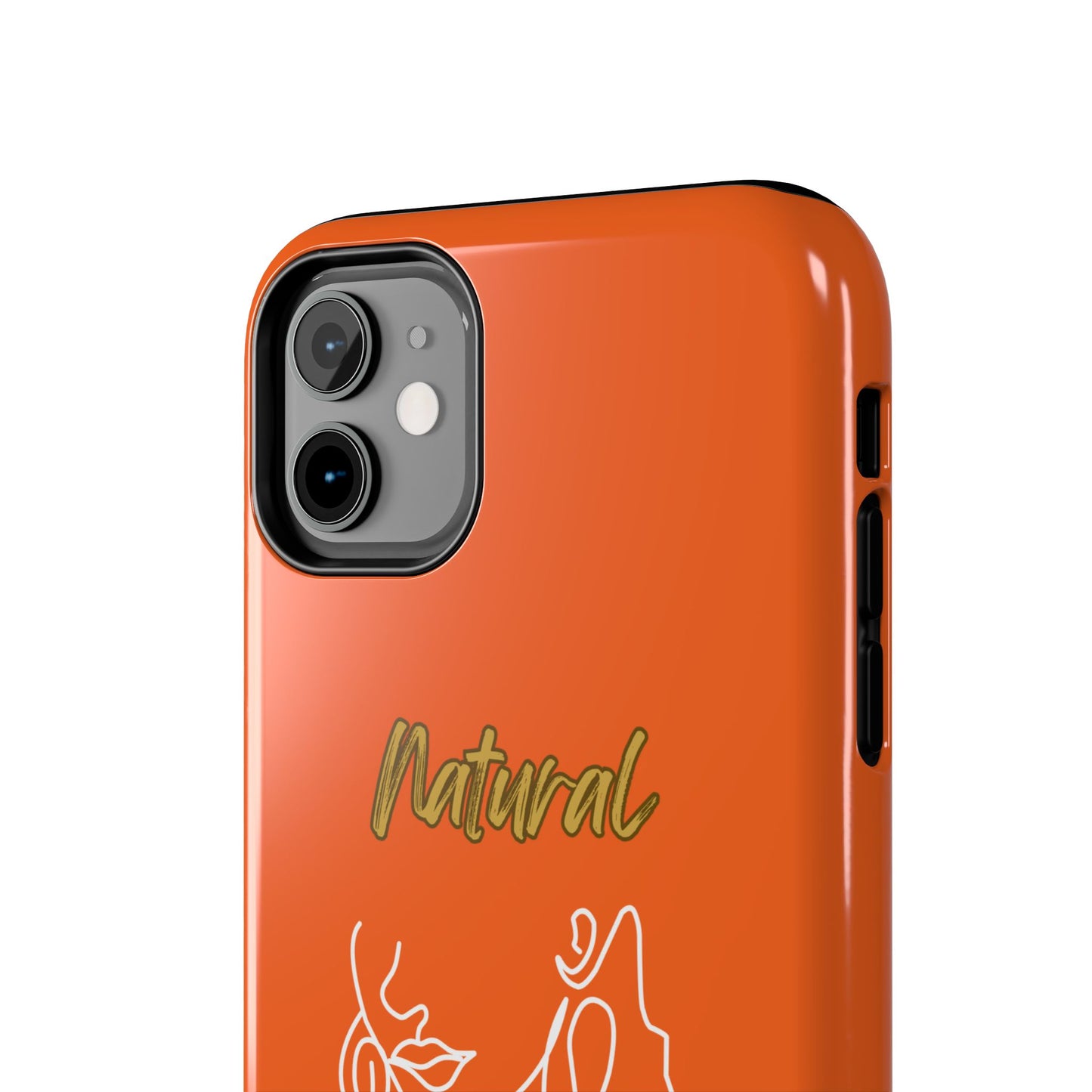Natural Woman Lips (WL)Tough Phone Cases ORANGE