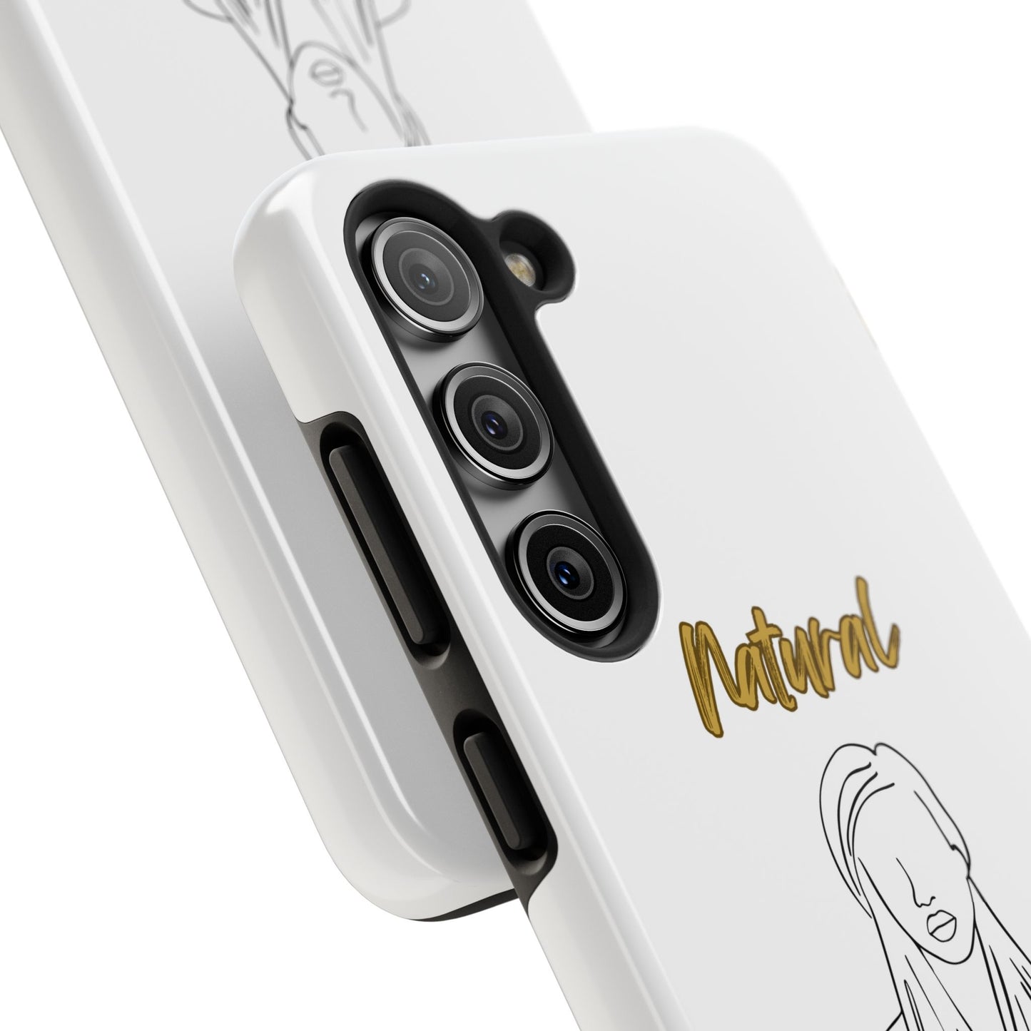 Natural Woman Content (BL)Tough Phone Cases WHITE