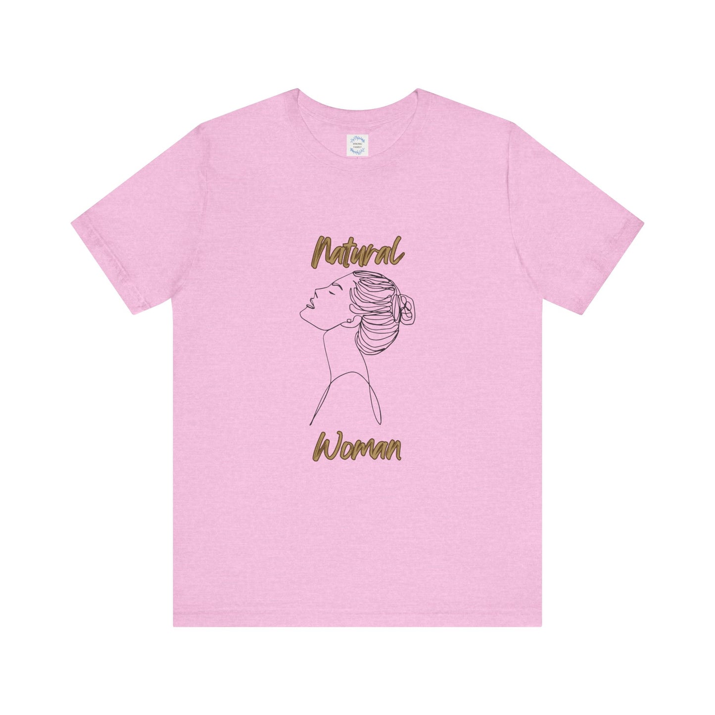 Natural Woman Wet Bun (BL) Short Sleeve T-Shirt