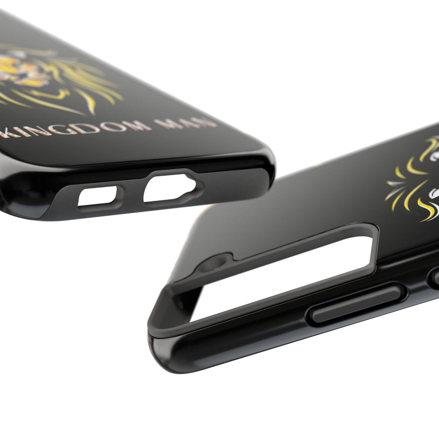 Kingdom Man (White-Gold Label) Tough Phone Case BLACK