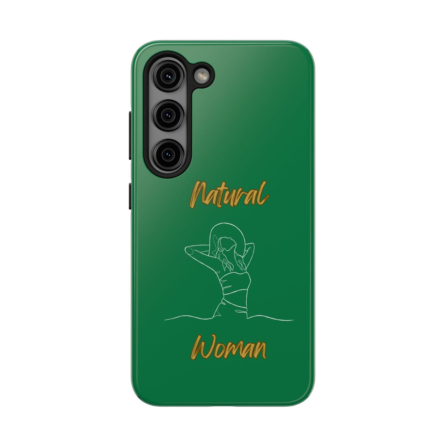 Natural Woman Sun Fun (WL)Tough Phone Cases DARK GREEN