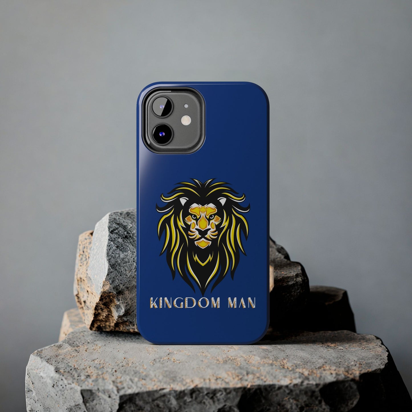 Kingdom Man (White-Gold Label) Tough Phone Case DARK BLUE