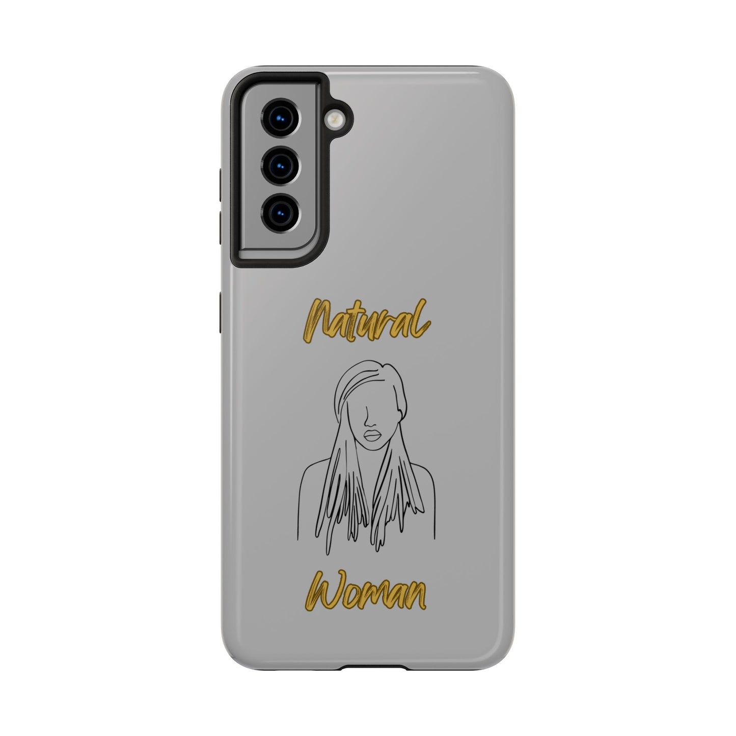 Natural Woman Content (BL)Tough Phone Cases LIGHT GREY