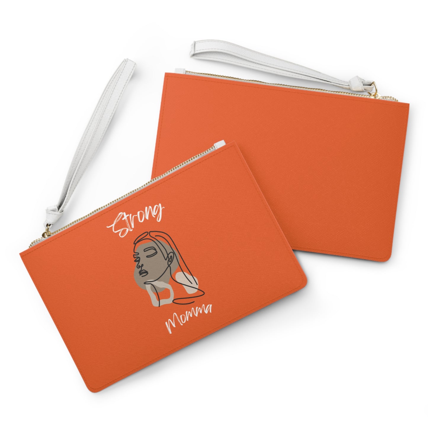 Strong Momma (WL) Clutch Bag ORANGE