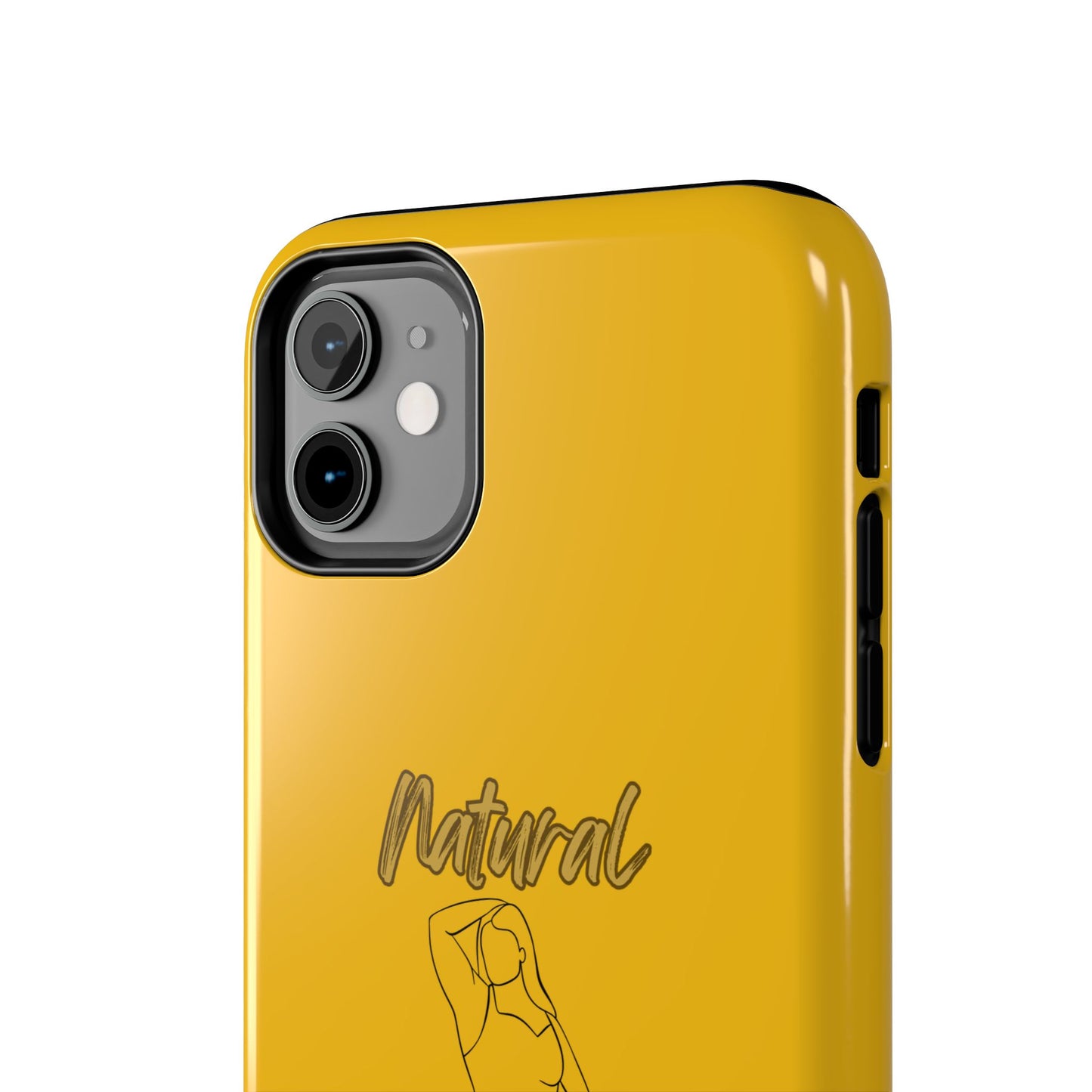 Natural Woman Looking Good (BL)Tough Phone Cases YELLOW