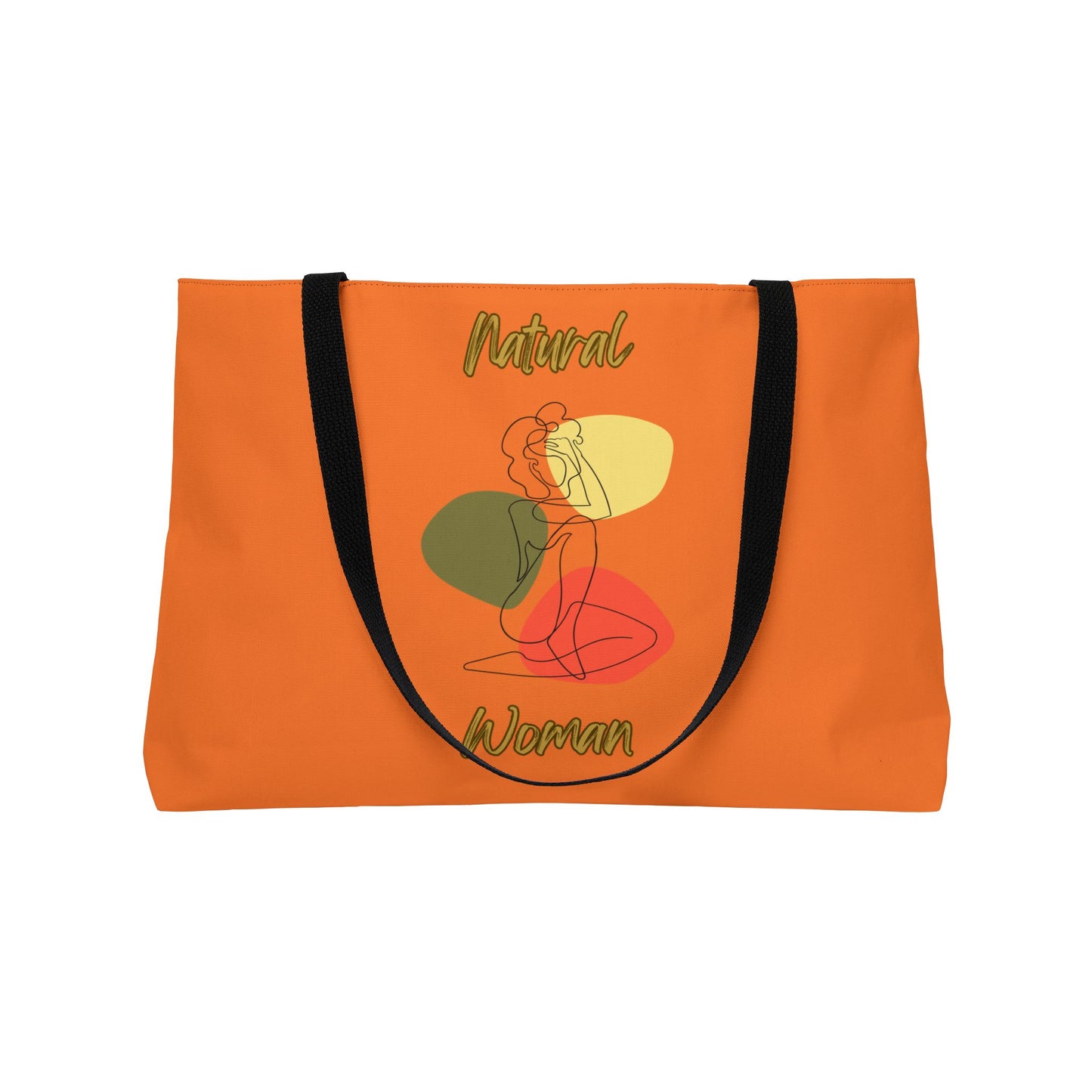 Natural Woman Colorful Pose (BL) Weekender Tote Bag CRUSTA