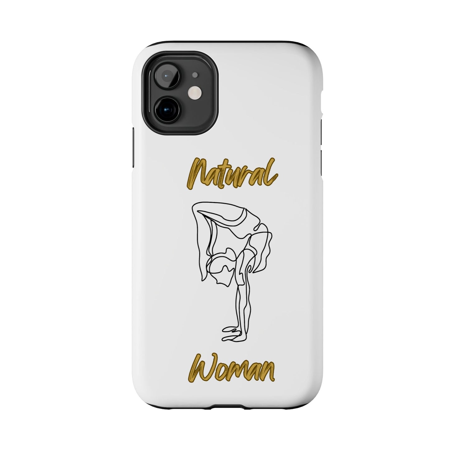 Natural Woman Flexible (BL)Tough Phone Cases WHITE