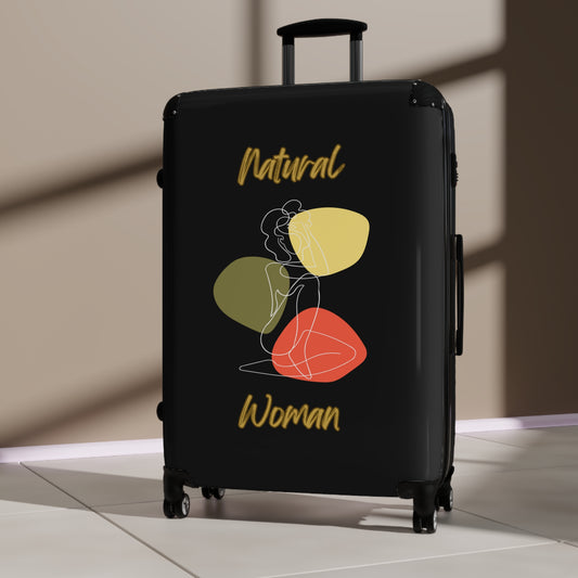 Natural Woman Colorful Pose (WL) Suitcase BLACK