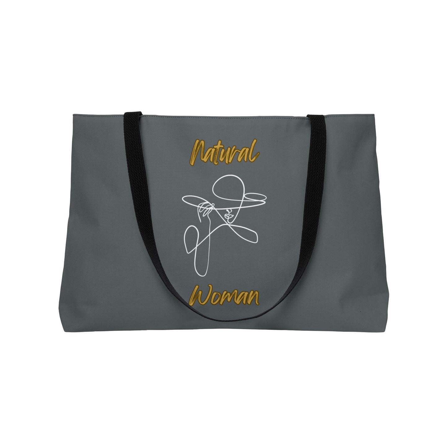 Natural Woman An Original (WL) Weekender Tote Bag DARK GREY