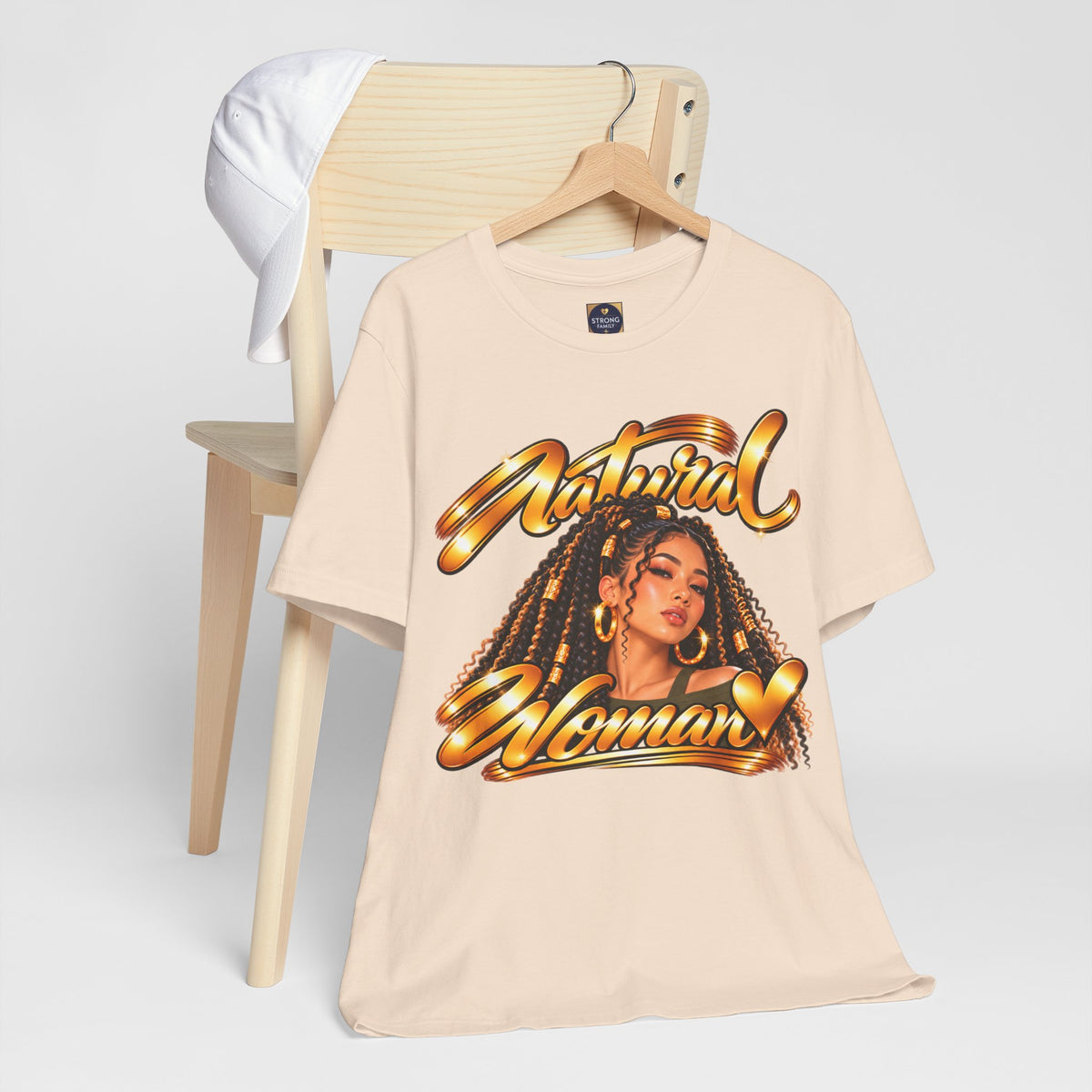 Natural Woman Twists Graphic Tee – Asian Edition | Strong Family