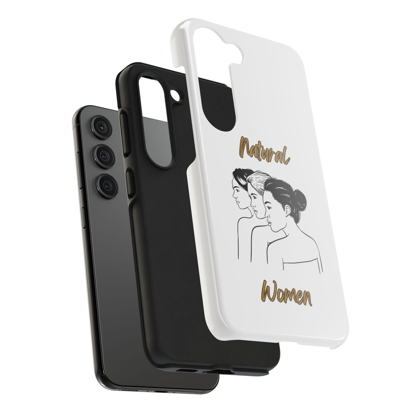 Natural Woman United Friends (BL)Tough Phone Cases WHITE