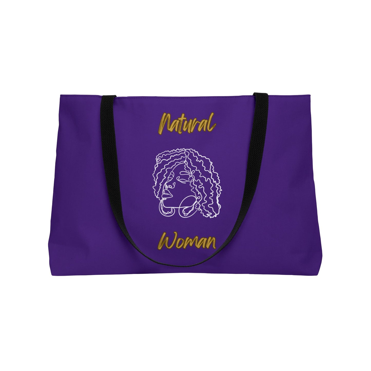 Natural Woman Naturally Me (WL) Weekender Tote Bag PURPLE