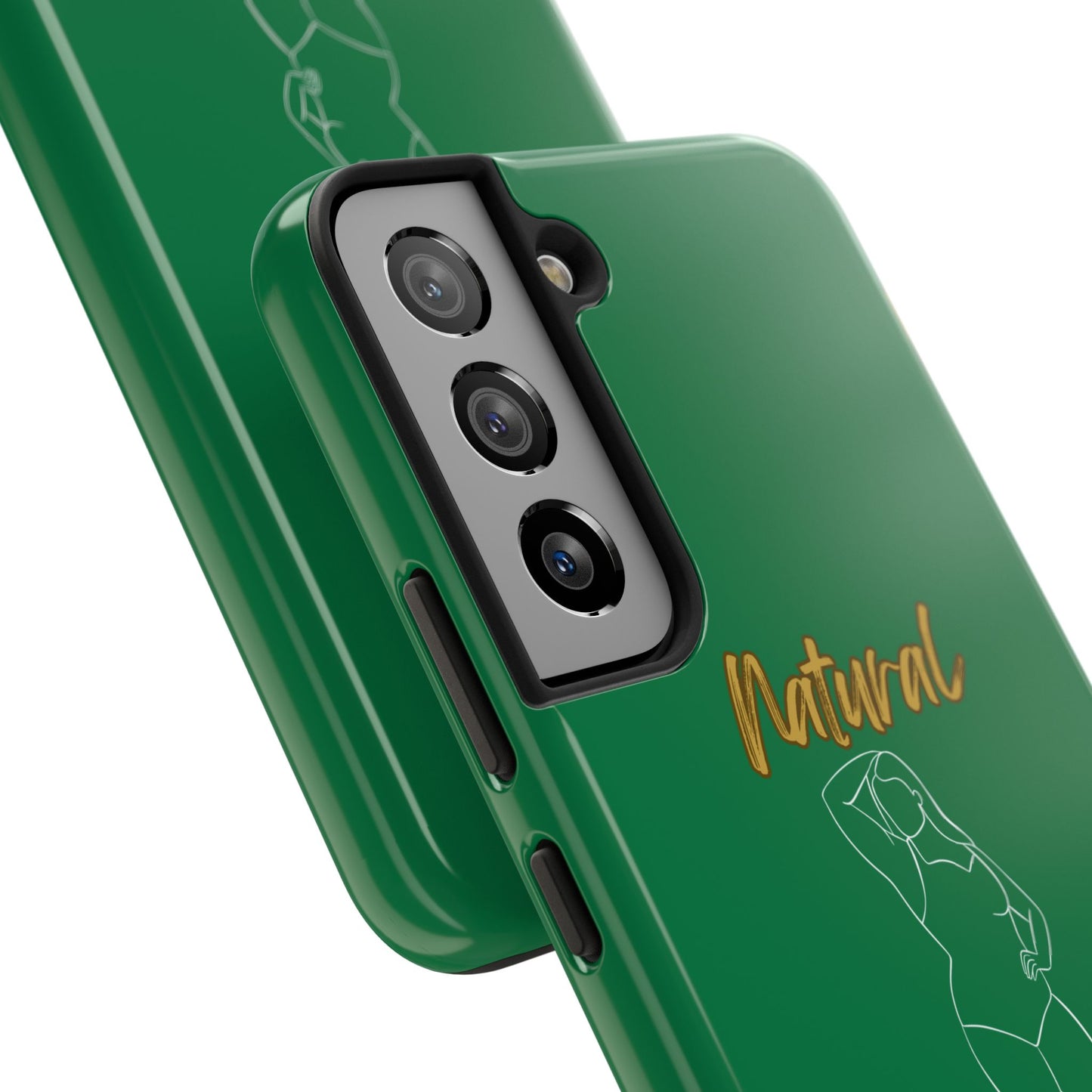 Natural Woman Looking Good (WL)Tough Phone Cases DARK GREEN