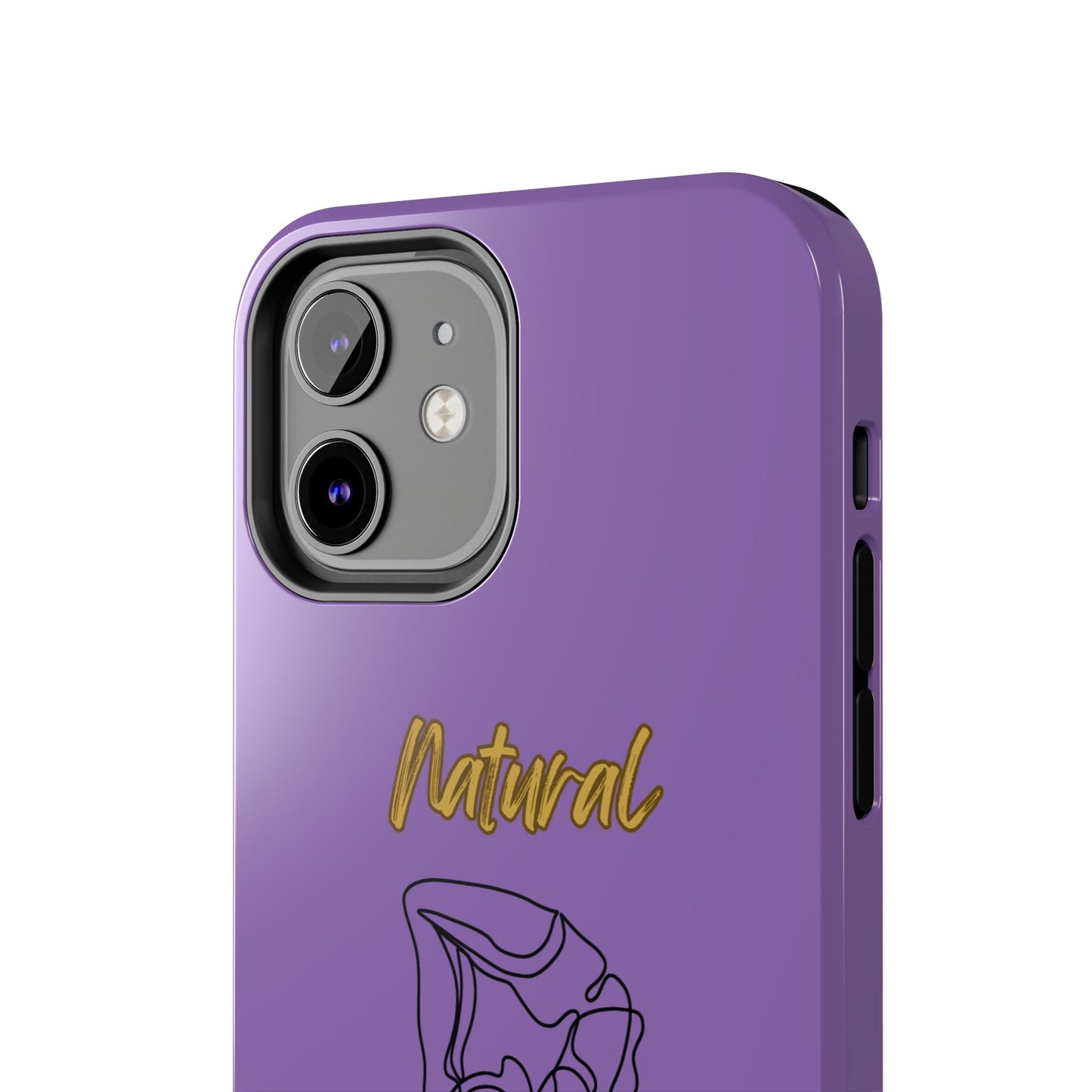Natural Woman Flexible (BL)Tough Phone Cases LIGHT PURPLE