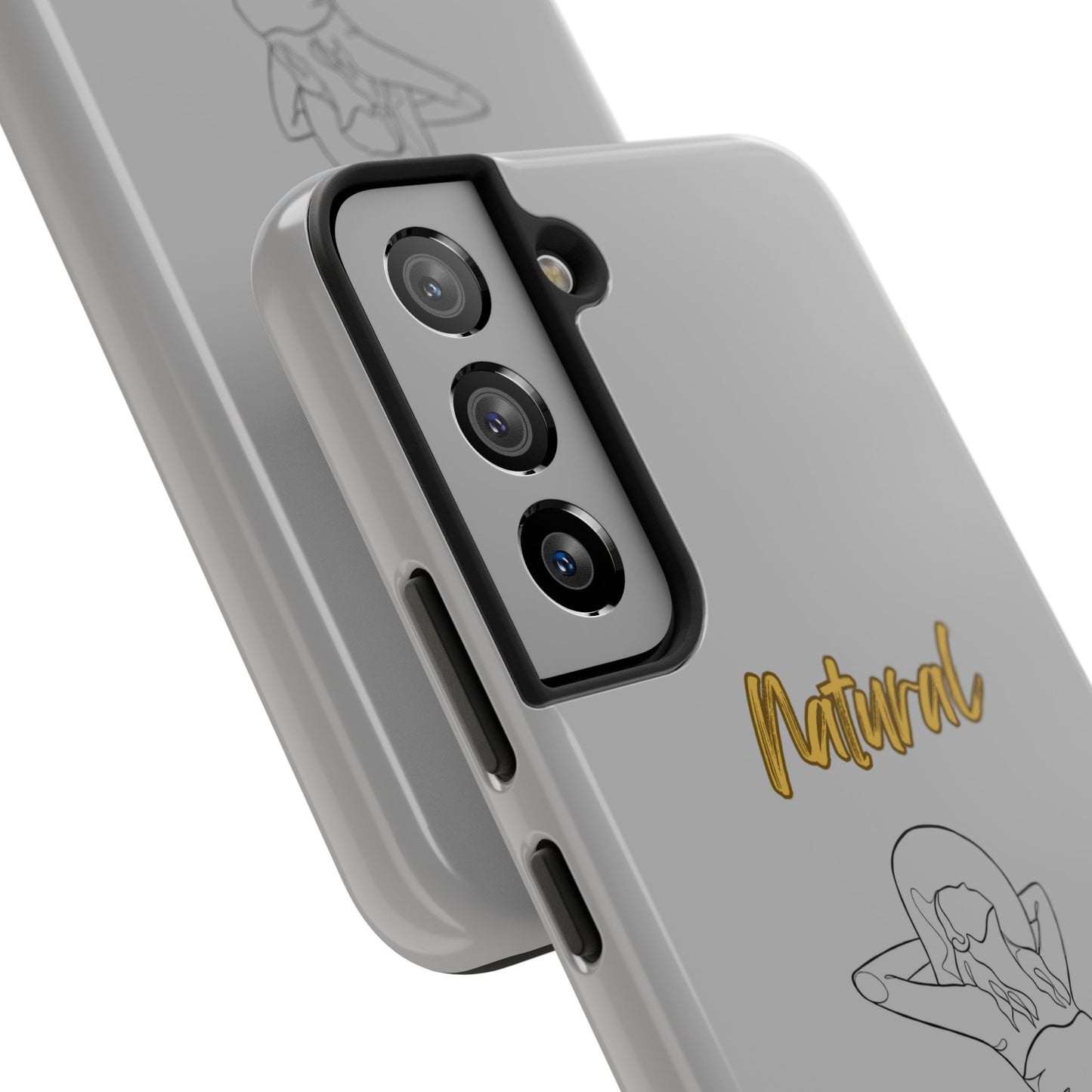 Natural Woman Sun Fun (BL)Tough Phone Cases LIGHT GREY