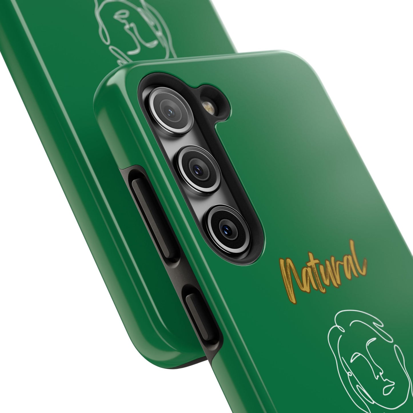 Natural Woman Hello (WL)Tough Phone Cases DARK GREEN