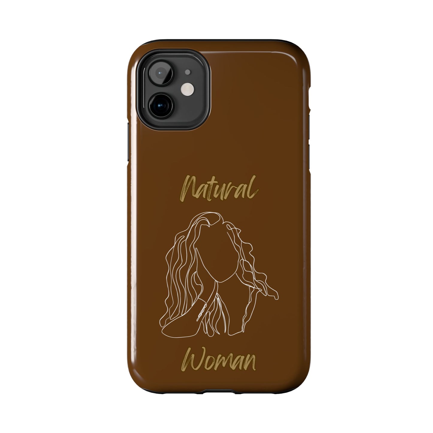 Natural Woman Relaxed (WL) Tough Phone Cases BROWN