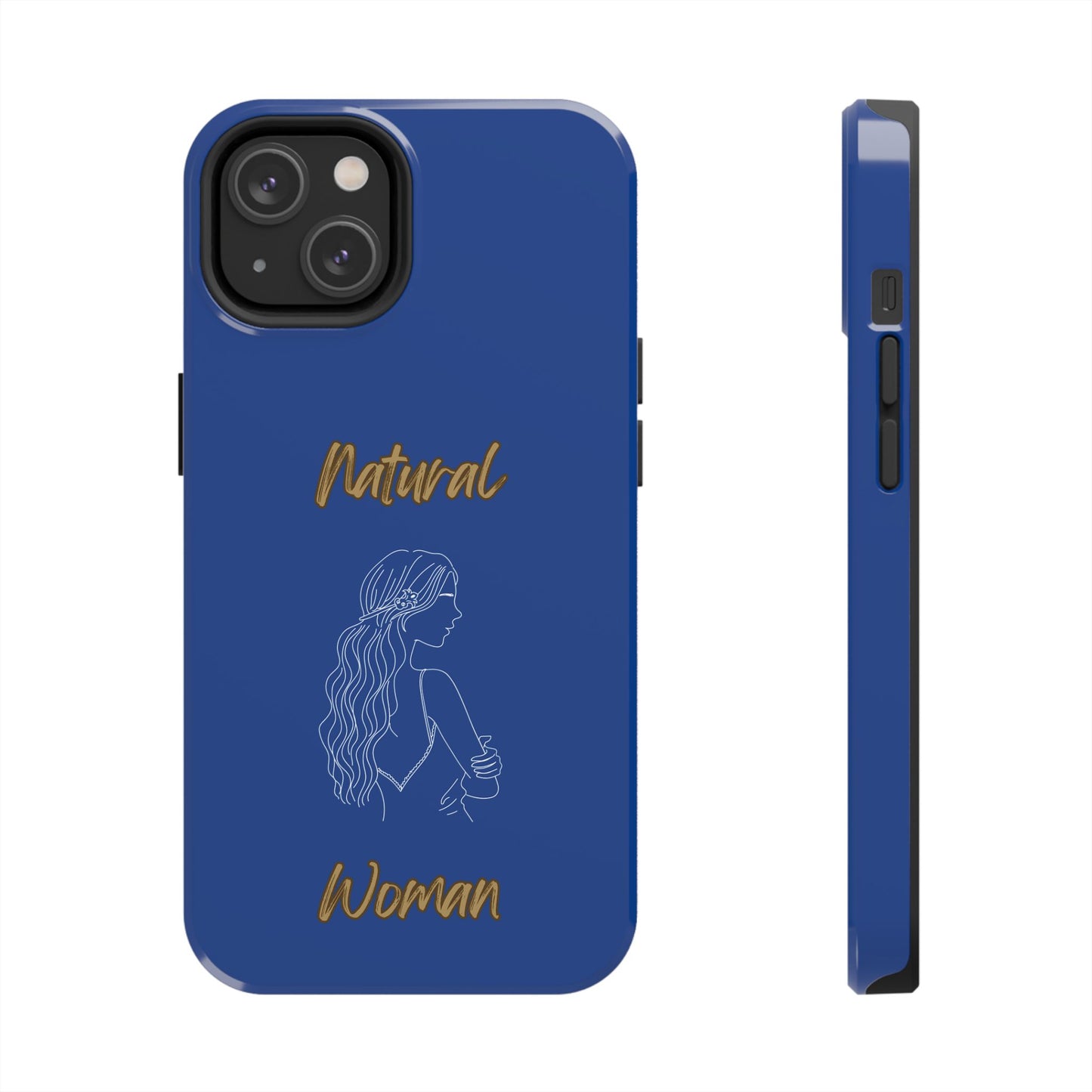 Natural Woman Young Woman (WL)Tough Phone Cases DARK BLUE