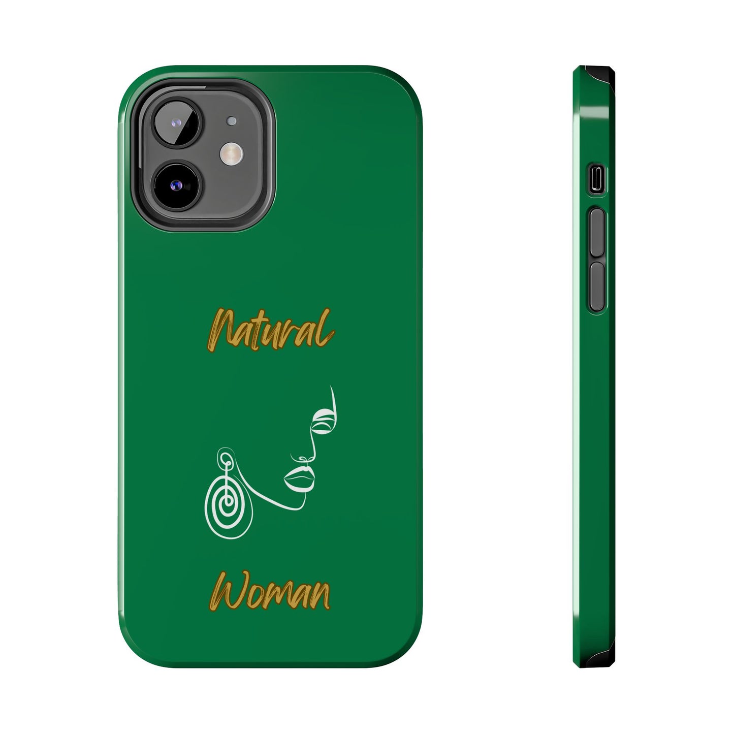 Natural Woman Music In My Soul (WL)Tough Phone Cases DARK GREEN