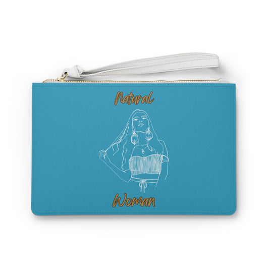 Natural Woman Thinking (WL) Clutch Bag TURQUOISE