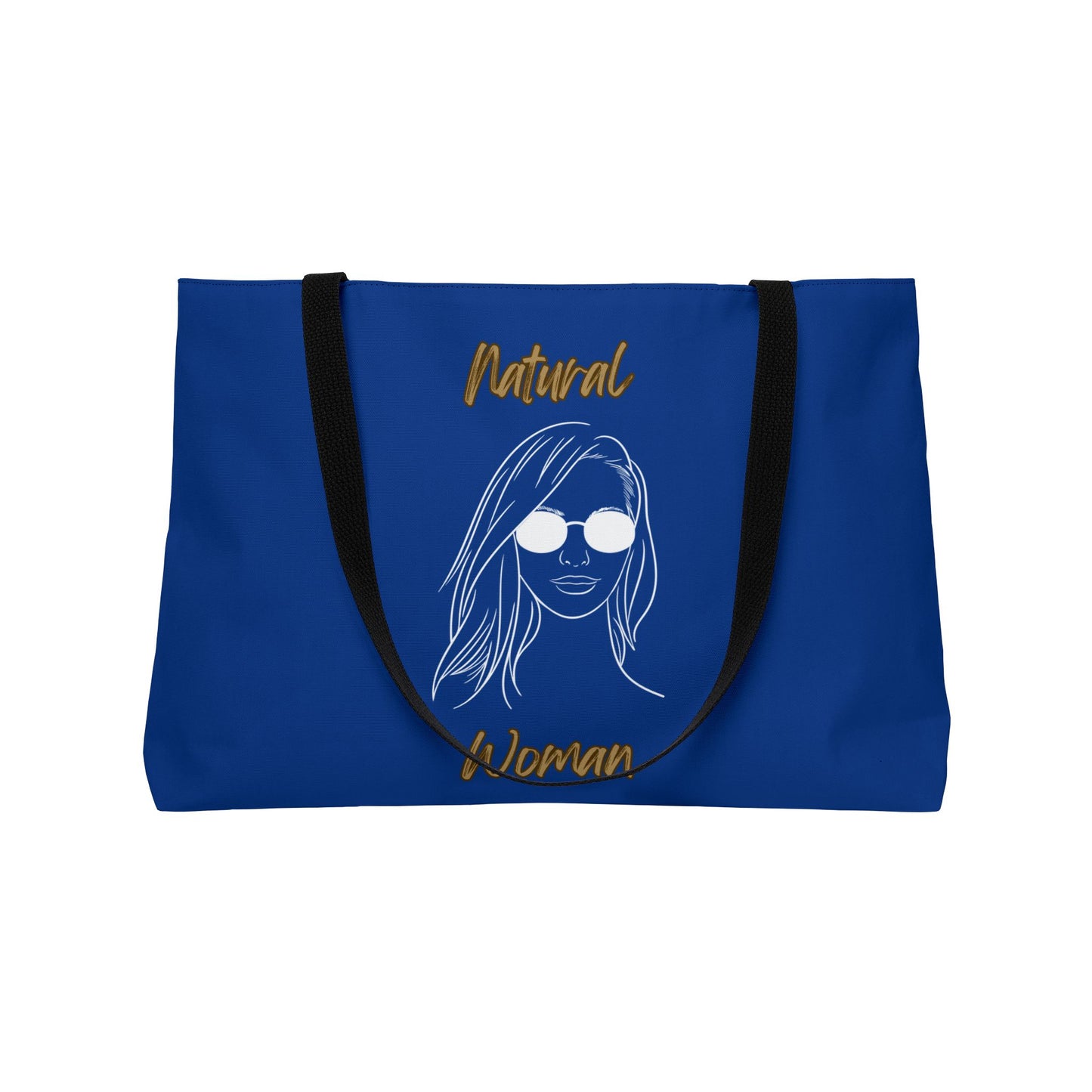 Natural Woman Shades (WL) Weekender Tote Bag DARK BLUE