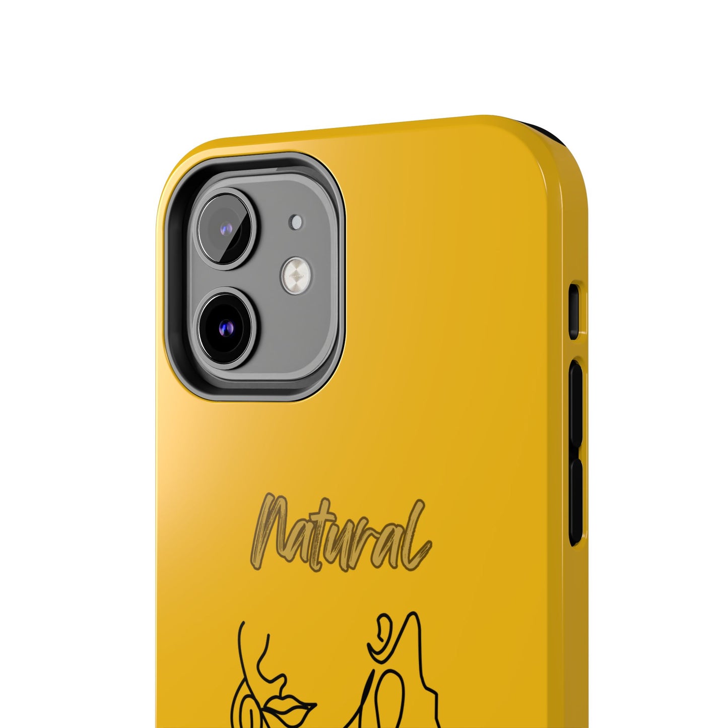 Natural Woman Lips (BL)Tough Phone Cases YELLOW