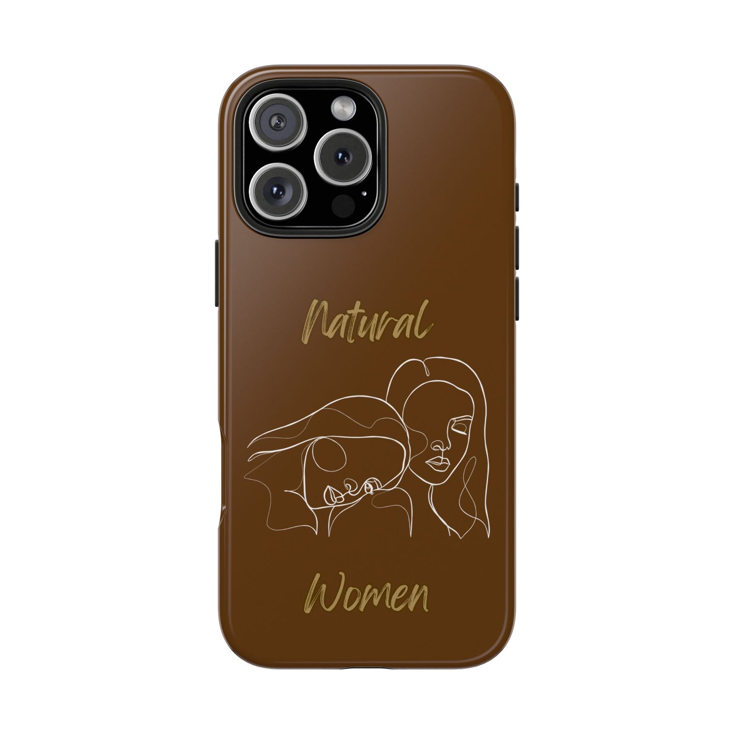 Natural Woman Sisters (WL)Tough Phone Cases BROWN