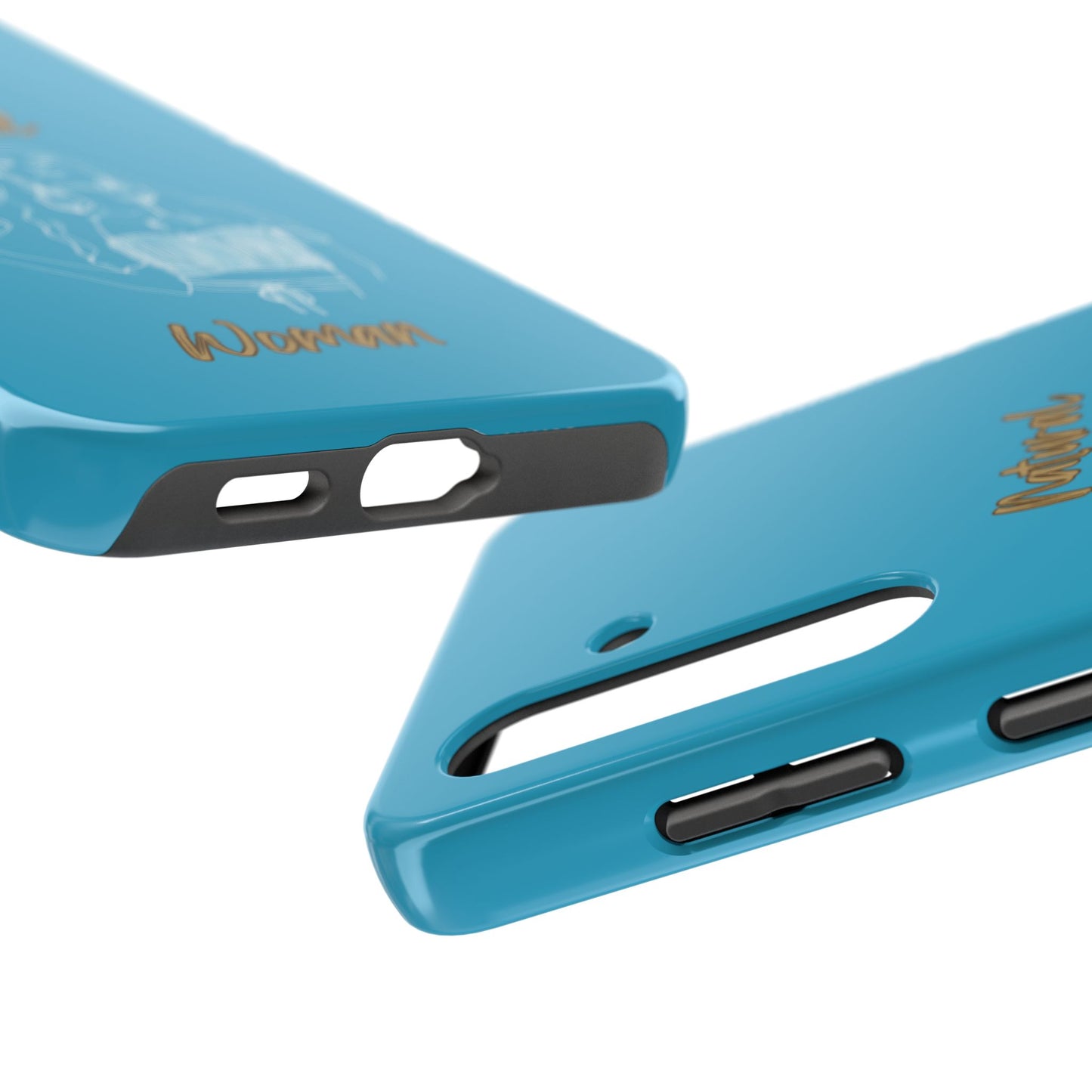 Natural Woman Thinking (WL)Tough Phone Cases TURQUOISE