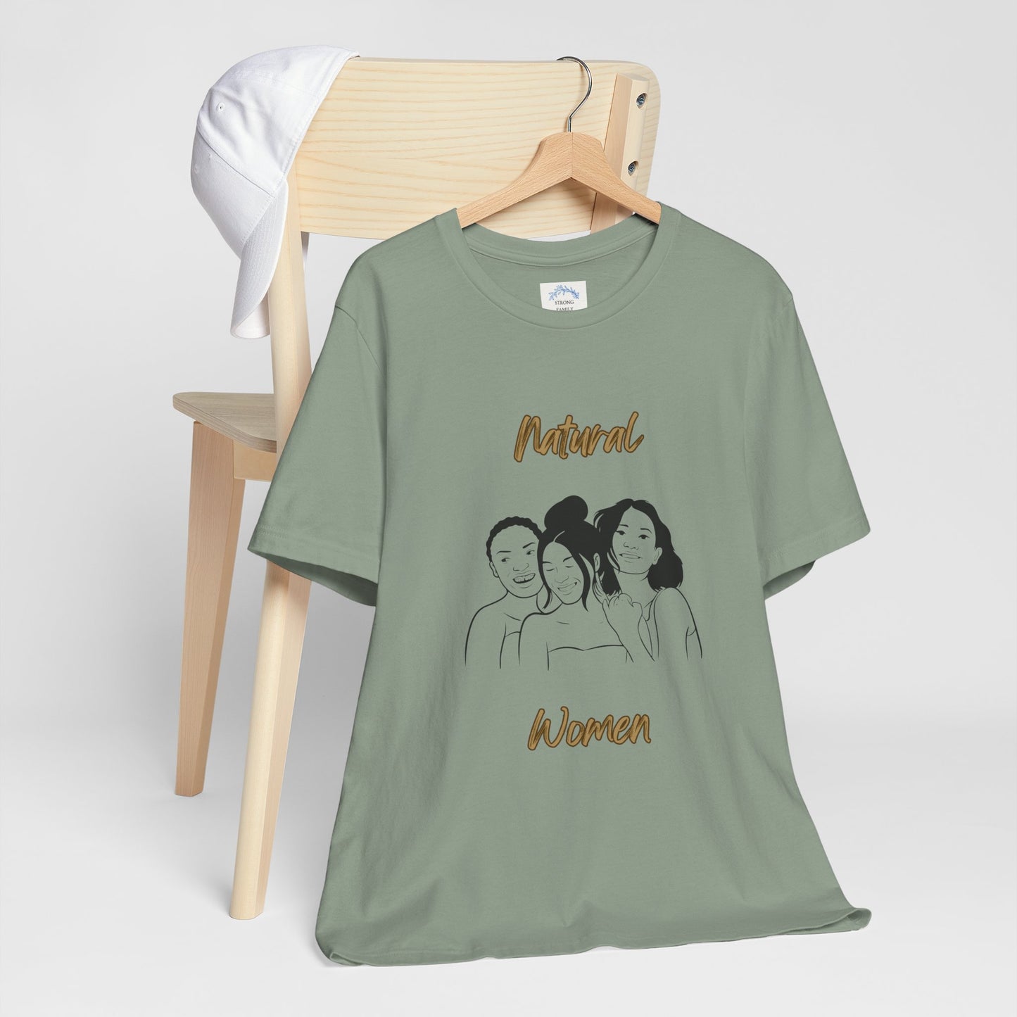 Natural Woman Laughing Friends (BL) Short Sleeve T-Shirt