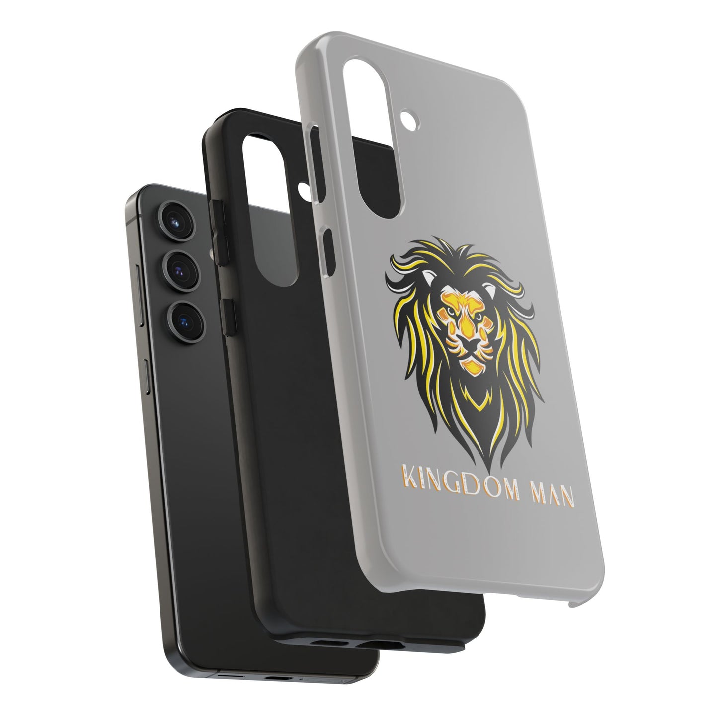 Kingdom Man (White-Gold Label) Tough Phone Case LIGHT GREY