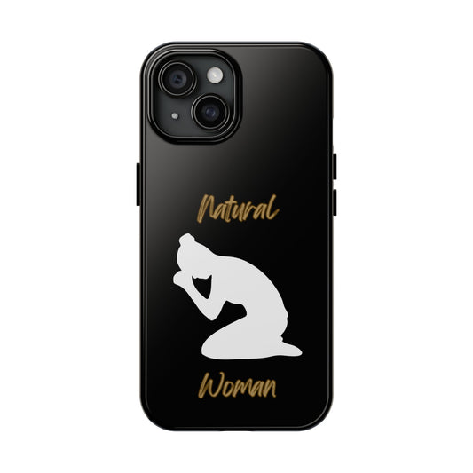 Natural Woman Pray (WL) Tough Phone Cases BLACK