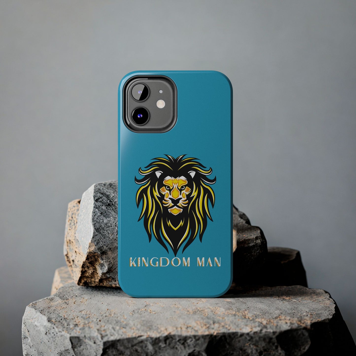 Kingdom Man (White-Gold Label) Tough Phone Case TURQUOISE