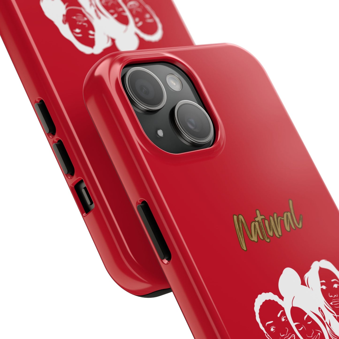 Natural Women Laughing Friends (WL)Tough Phone Cases DARK RED