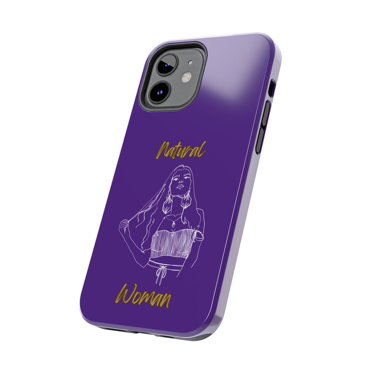 Natural Woman Thinking (WL)Tough Phone Cases PURPLE
