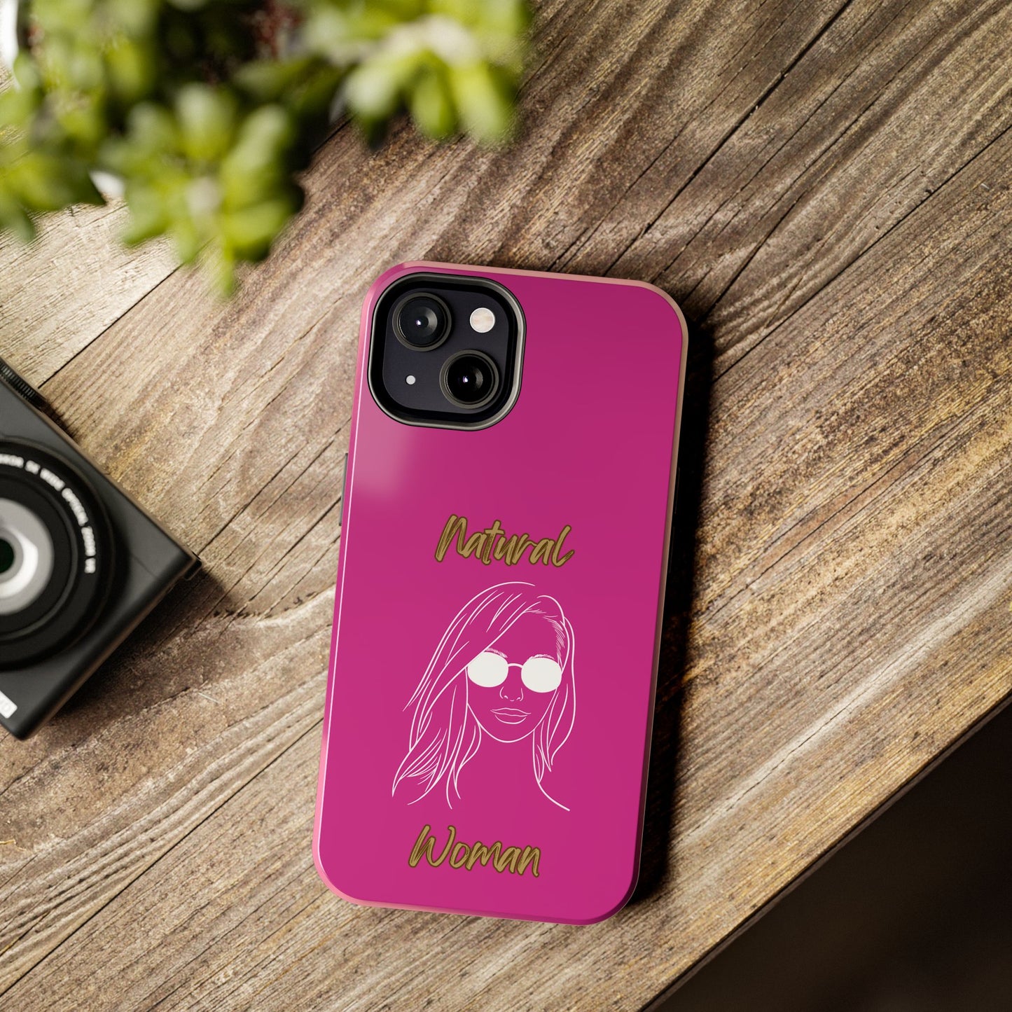 Natural Woman Shades (WL)Tough Phone Cases PINK