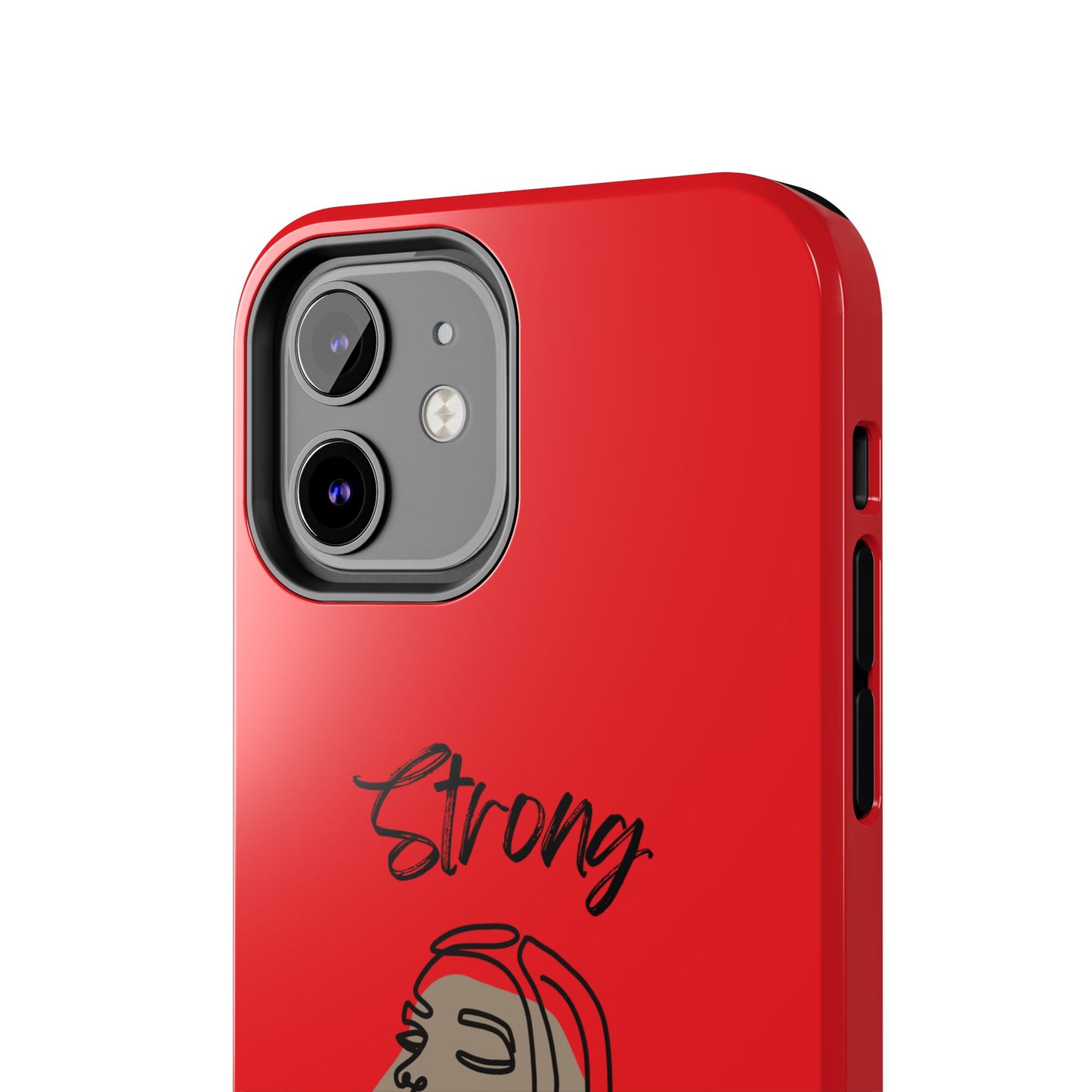 STRONG MOMMA Samsung Galaxy Tough Phone Cases (BL) Red