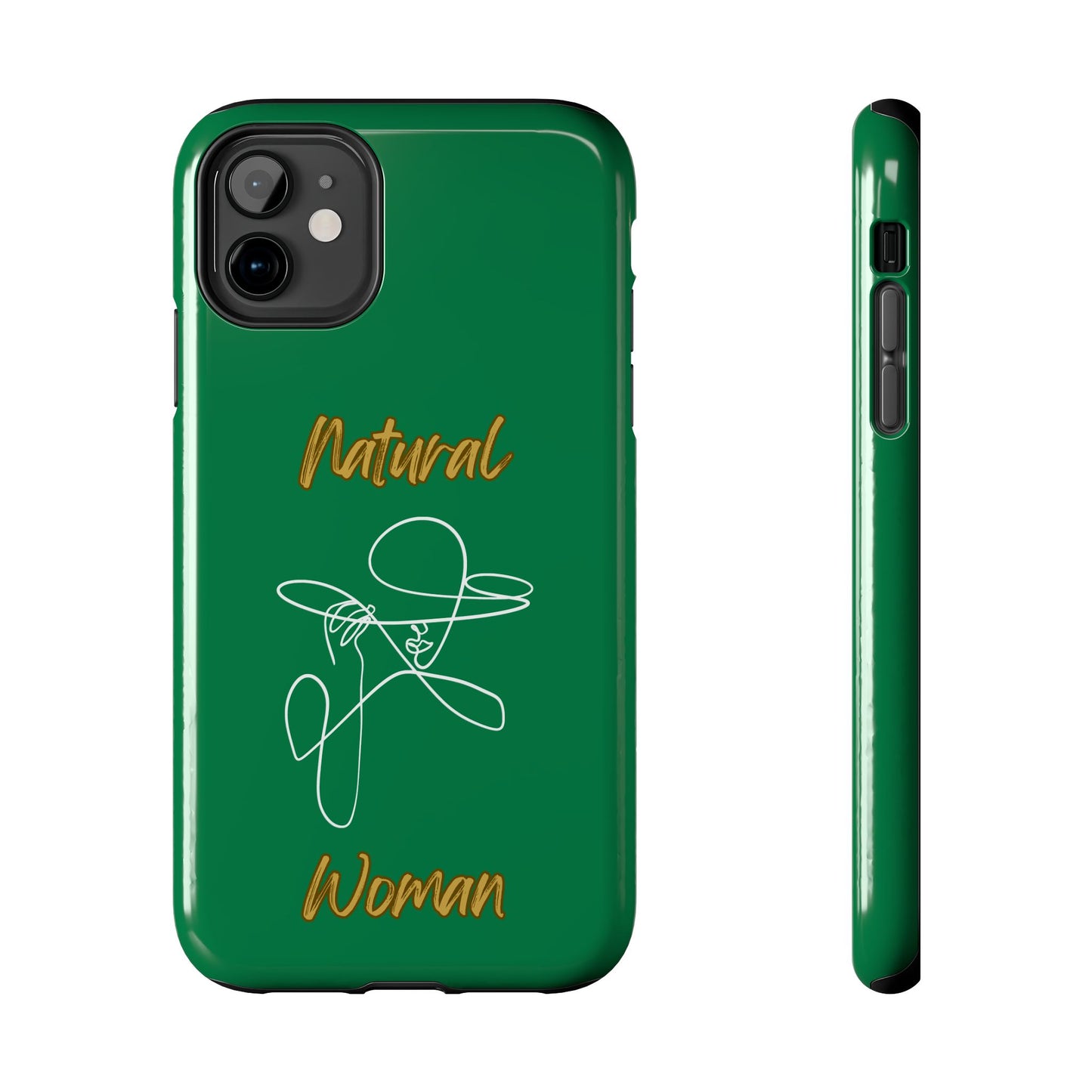Natural Woman An Original (WL)Tough Phone Cases DARK GREEN