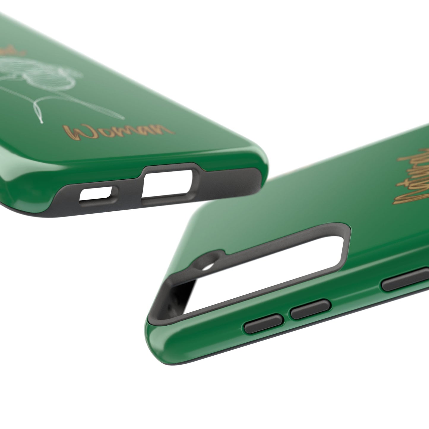 Natural Woman Wet Bun (WL) Tough Phone Cases DARK GREEN