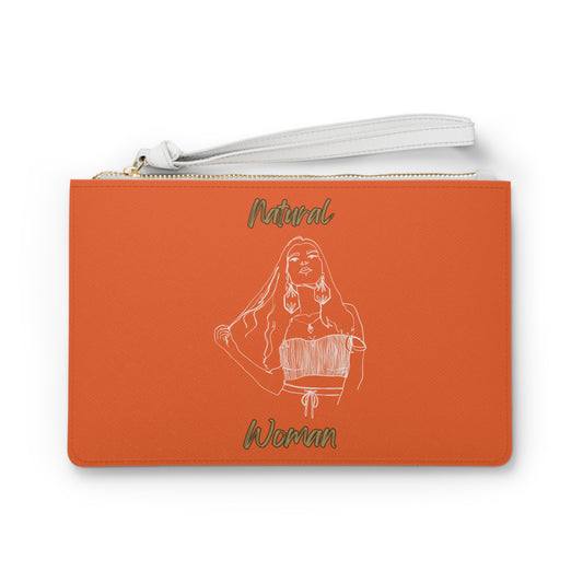 Natural Woman Thinking (WL) Clutch Bag ORANGE