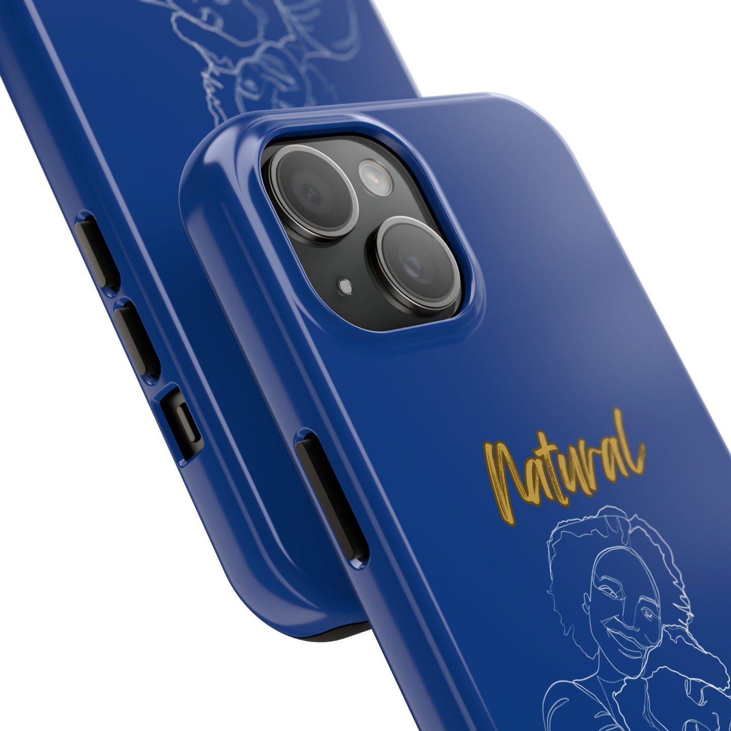 Natural Woman Loving Embrace (WL)Tough Phone Cases DARK BLUE