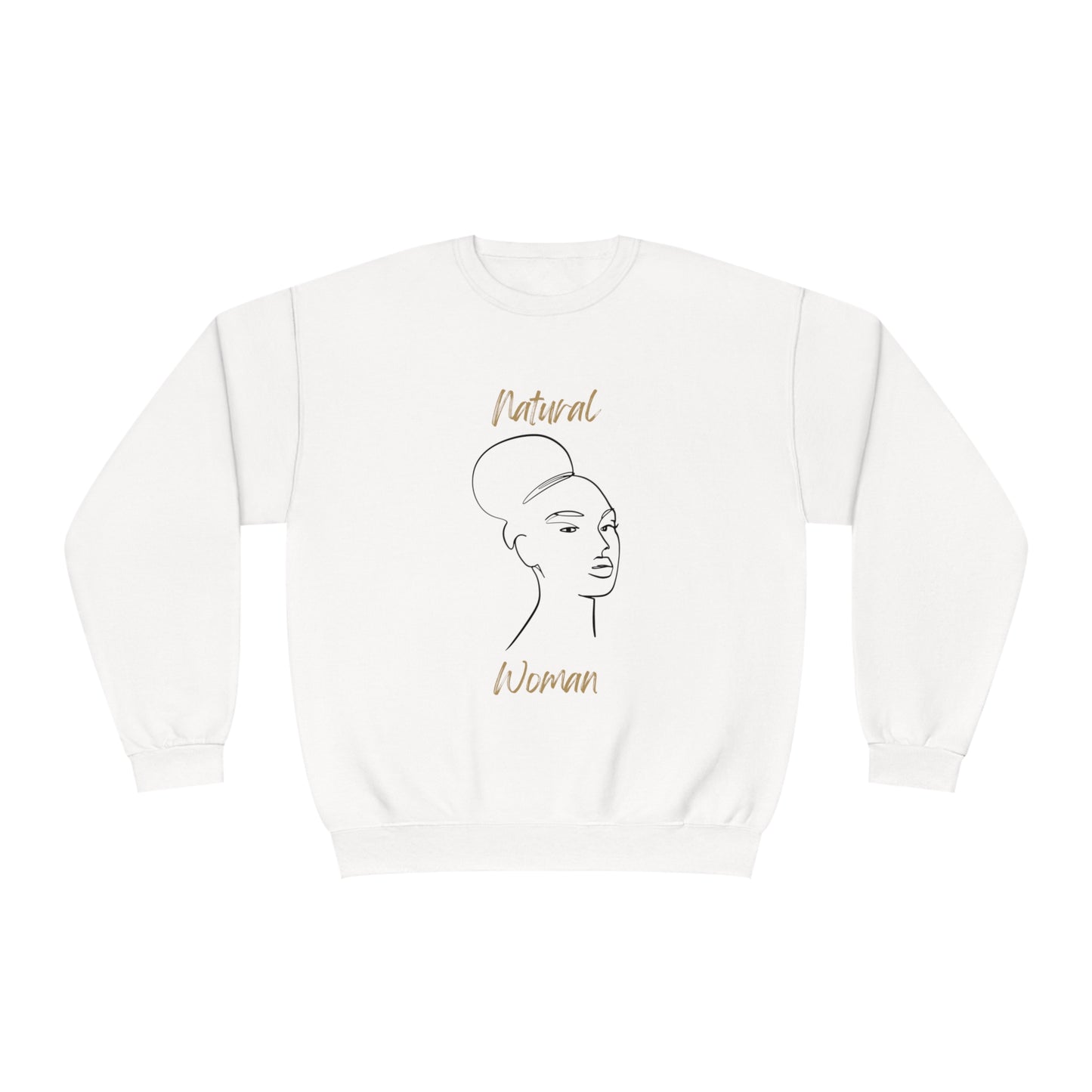 Natural Woman Hair Up (BL) Sweatshirt