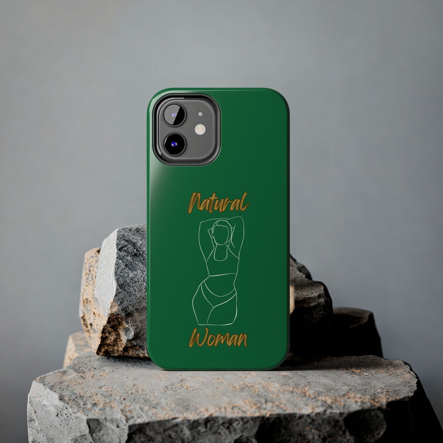 Natural Woman I Love Me (WL)Tough Phone Cases DARK GREEN
