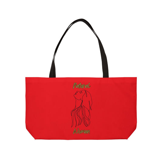 Natural Woman Appreciation (BL) WeekenderTote Bag RED